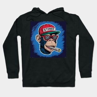 Street chimp stoner Hoodie